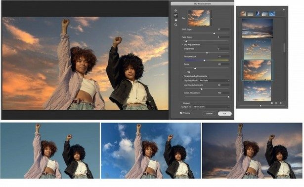 Adobe Photoshop sky ai