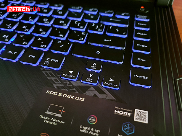 клавиатура ASUS ROG Strix G512LI