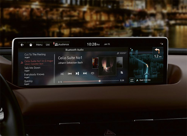 Информационно-развлекательная система NVIDIA DRIVE в автомобиле Hyundai