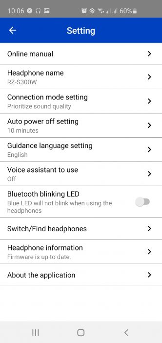 Panasonic RZ-S300W software