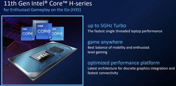 Intel Core H 11th Gen