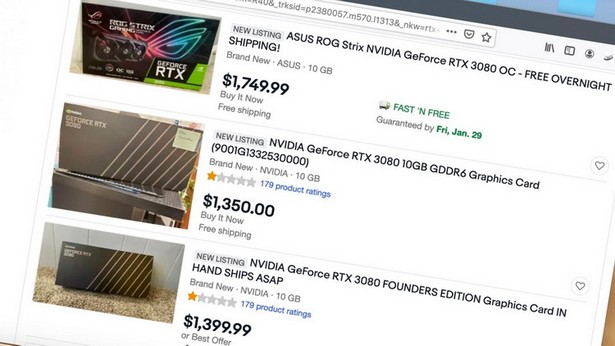 rtx 30 sales ebay