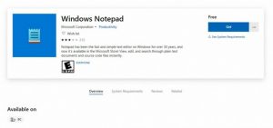 Блокнот в Windows 11 начнет поддерживать таблицы