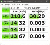 crystaldisk mark Kioxia TransMemory U365