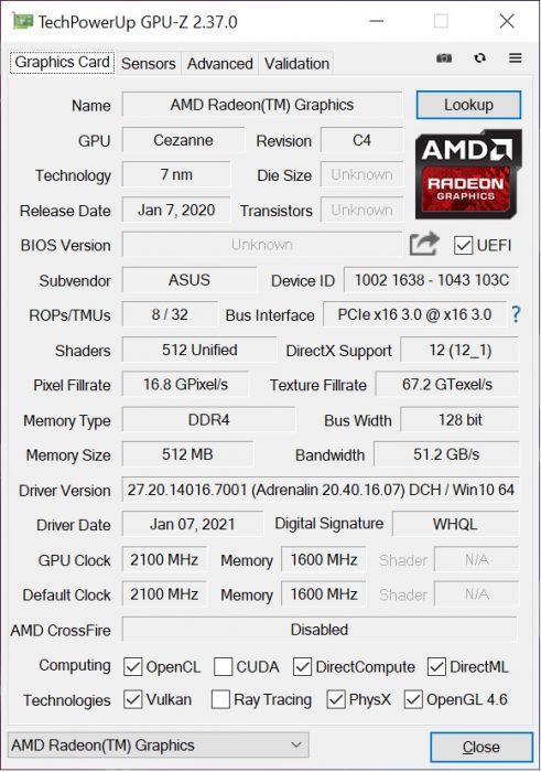 gpu z amd