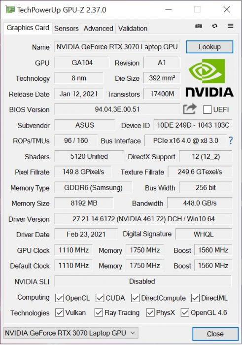 gpu z nvidia