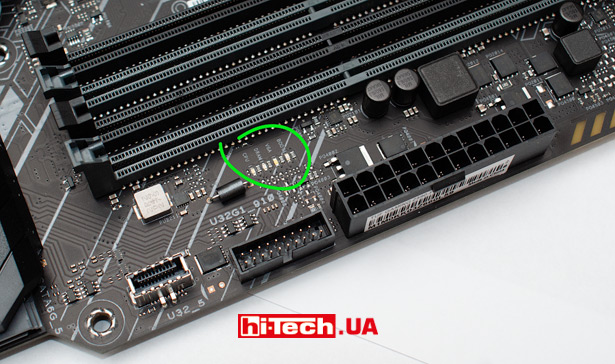 Серия специальных светодиодов укажет на возможную проблему при запуске (CPU, DRAM, VGA)