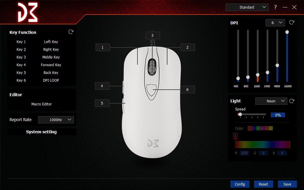 DM1 FPS setup scrn