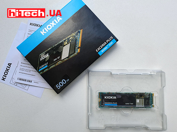 Kioxia Exceria Plus SSD NVMe LRD10Z500GG8