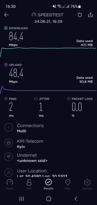 speedtest TP-Link Archer C80