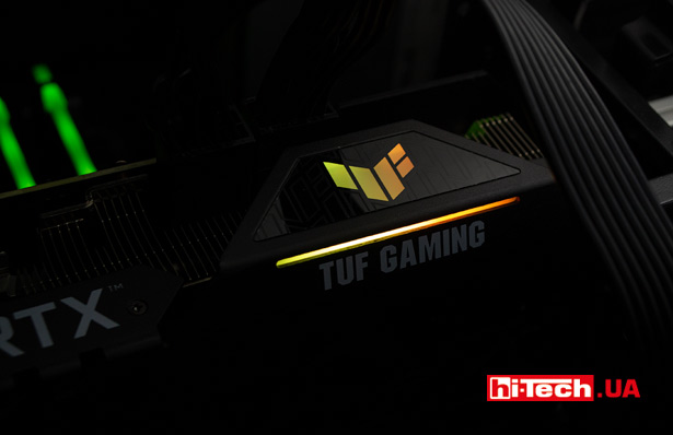 RGB-подсветка ASUS TUF Gaming GeForce RTX 3070 Ti