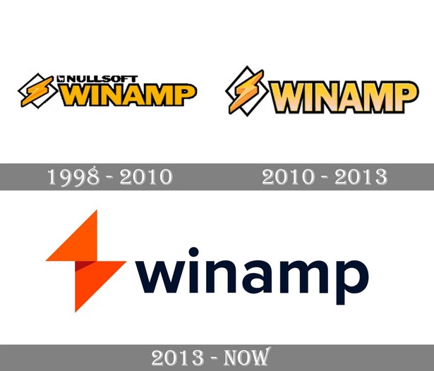 Winamp logos history