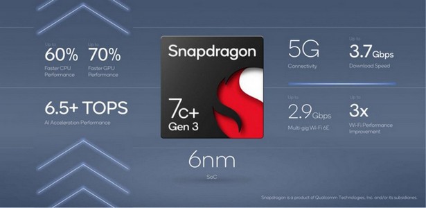 Qualcomm Snapdragon 7c plus Gen 3