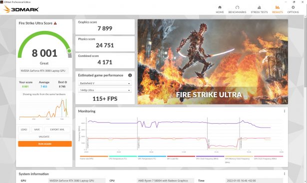 3dmark fire strike ultra