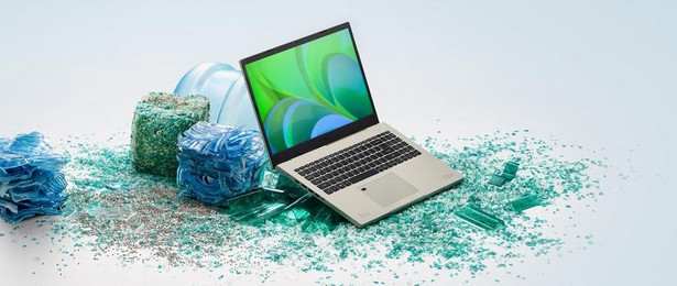 В Украине поступил в продажу ноутбук Acer Aspire Vero из переработанного пластика