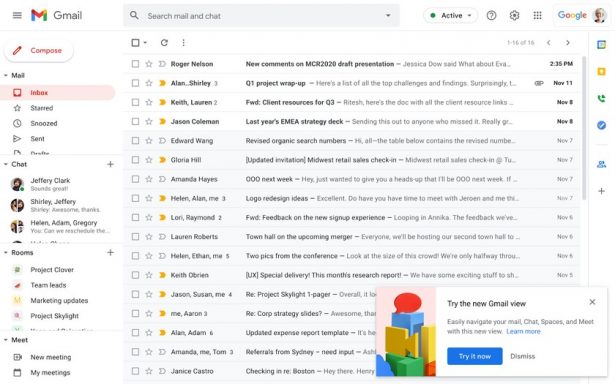 Gmail feb update 2022