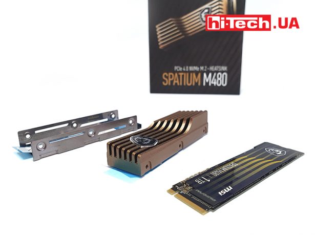 MSI Spatium M480 1TB NVMe M.2 2280 PCIe 4.0 x4 