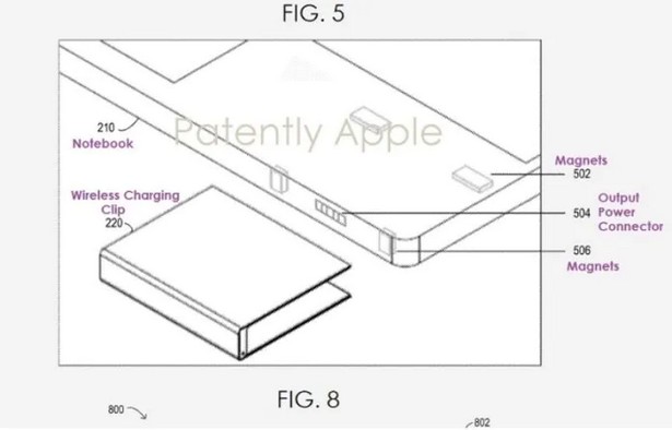 dell wireless charger in laptop patent