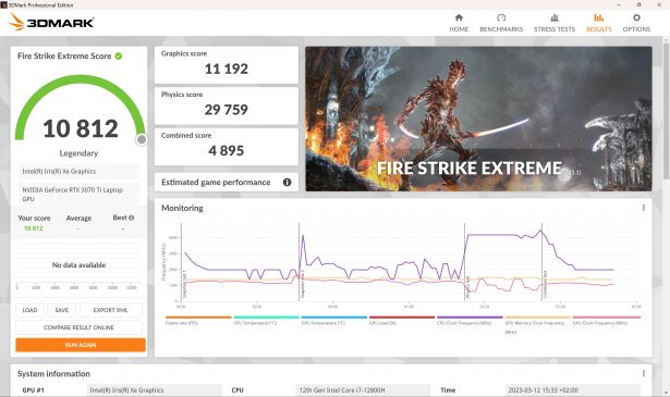 3dmark fire strike extreme