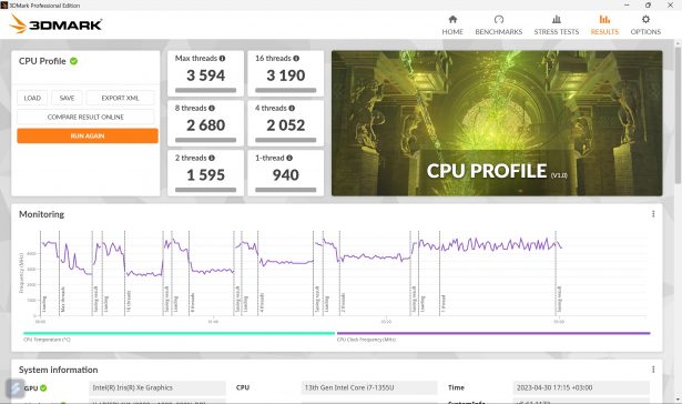 3dmark cpu profile