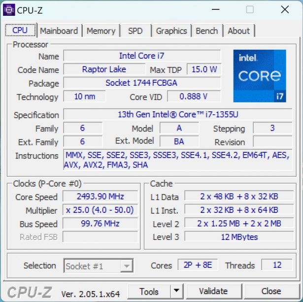 cpu z 1