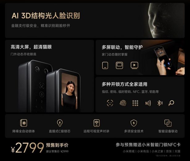 Xiaomi Smart Door Lock M20 Pro
