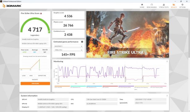 3dmark fire strike ultra