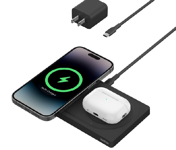 Belkin BoostCharge Pro 2-in-1 Wireless Charging Pad