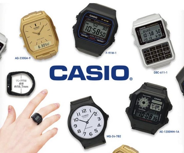 Casio Stasto watch ring
