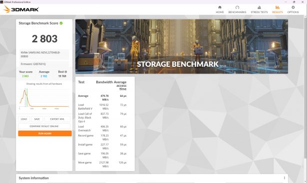 3dmark ssd