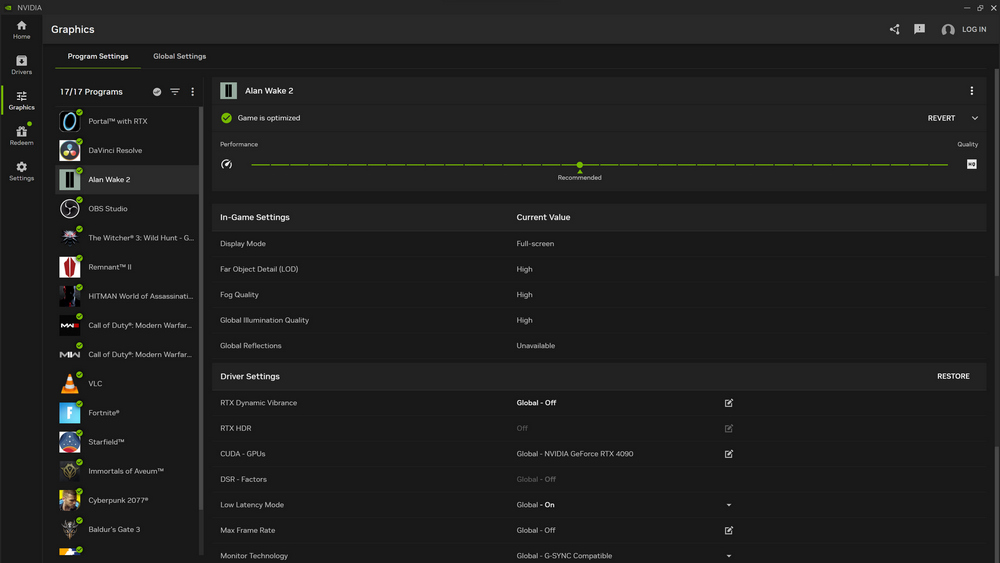 nvidia-app-graphics-and-settings-section