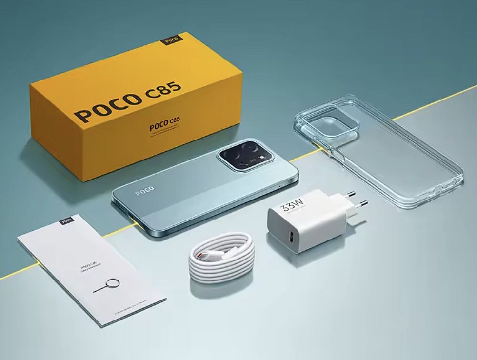 小物 poco Poco C85 with MediaTek Helio G81 Ultra, 120Hz screen and 33W