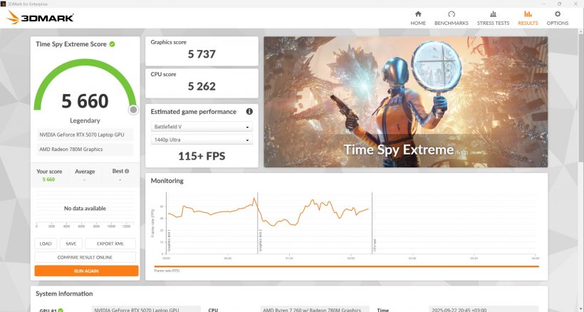 3dmark time spy extreme