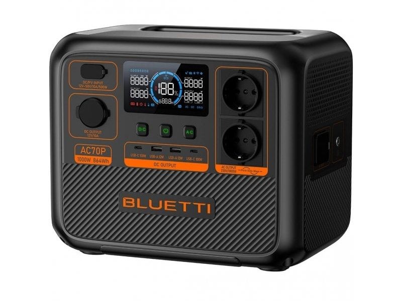 Bluetti AC70P 864Wh 1000W
