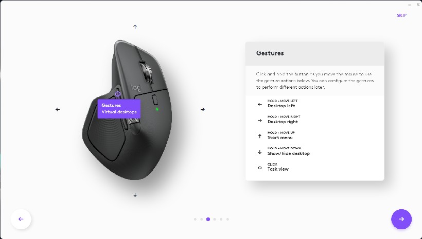 Logitech MX Master 4 screens