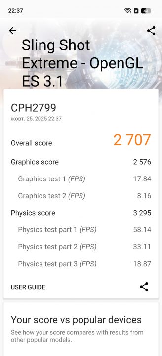 Oppo A6 Pro (CPH2799) benchmark