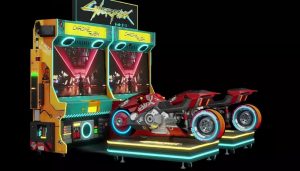 CD Projekt выпустила аркадные автоматы с гонками на мотоциклах из Cyberpunk 2077