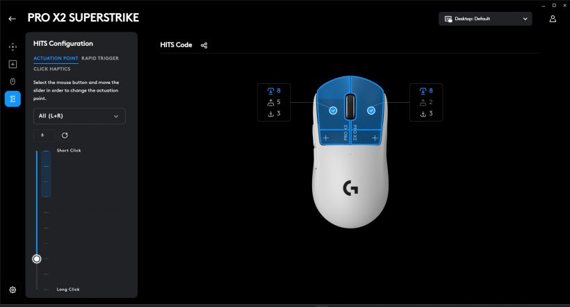 Logitech G PRO X2 SuperStrike G Hub