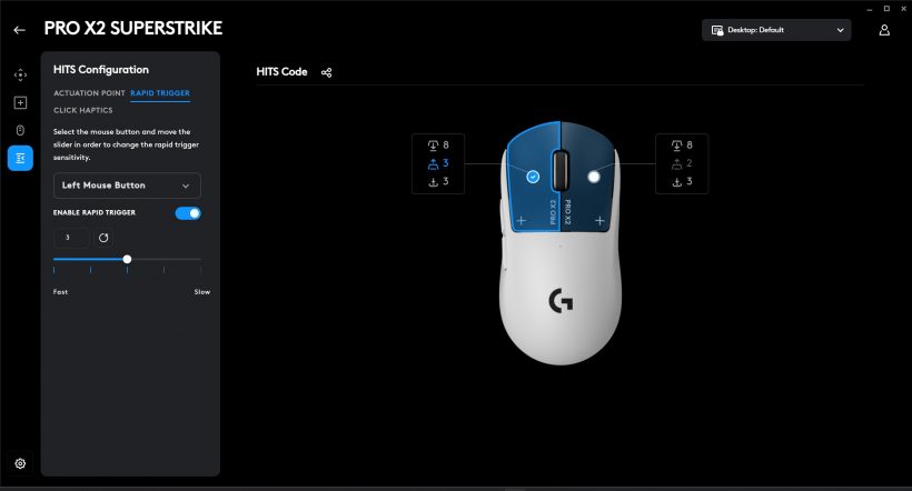 Logitech G PRO X2 SuperStrike G Hub