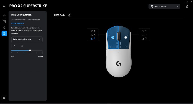 Logitech G PRO X2 SuperStrike G Hub