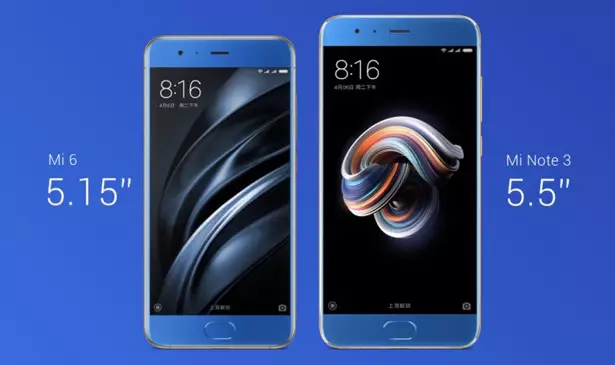 Xiaomi Mi Note 3 и Xiaomi Mi 6