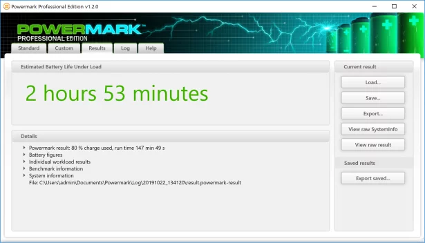 power mark tablet mode 50 brthns min