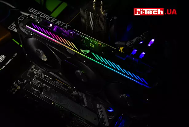 RGB-подсветка ASUS ROG Strix GeForce RTX 3060 OC