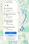 Google Maps echargers car