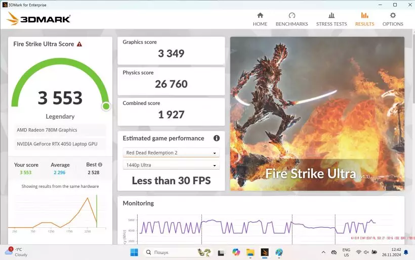 3dmark fire strike ultra