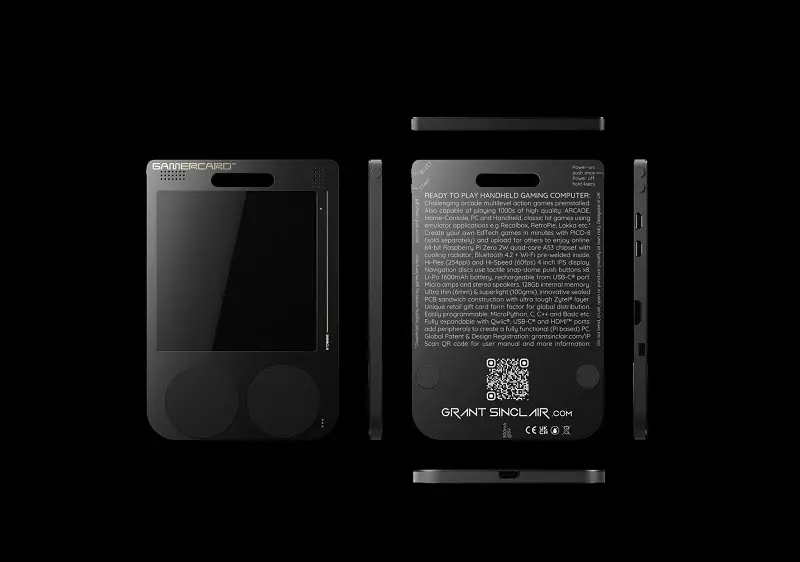 GamerCard retro game console