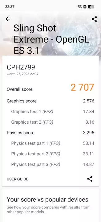 Oppo A6 Pro (CPH2799) benchmark